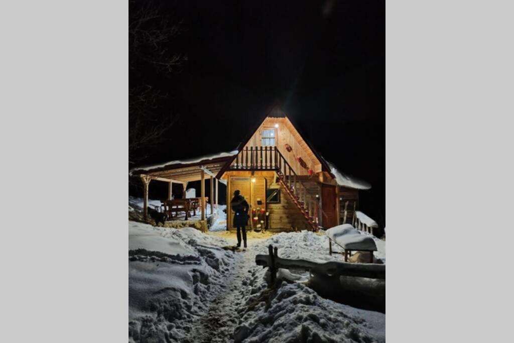 Log Cabin Uvac Nova Varoš المظهر الخارجي الصورة
